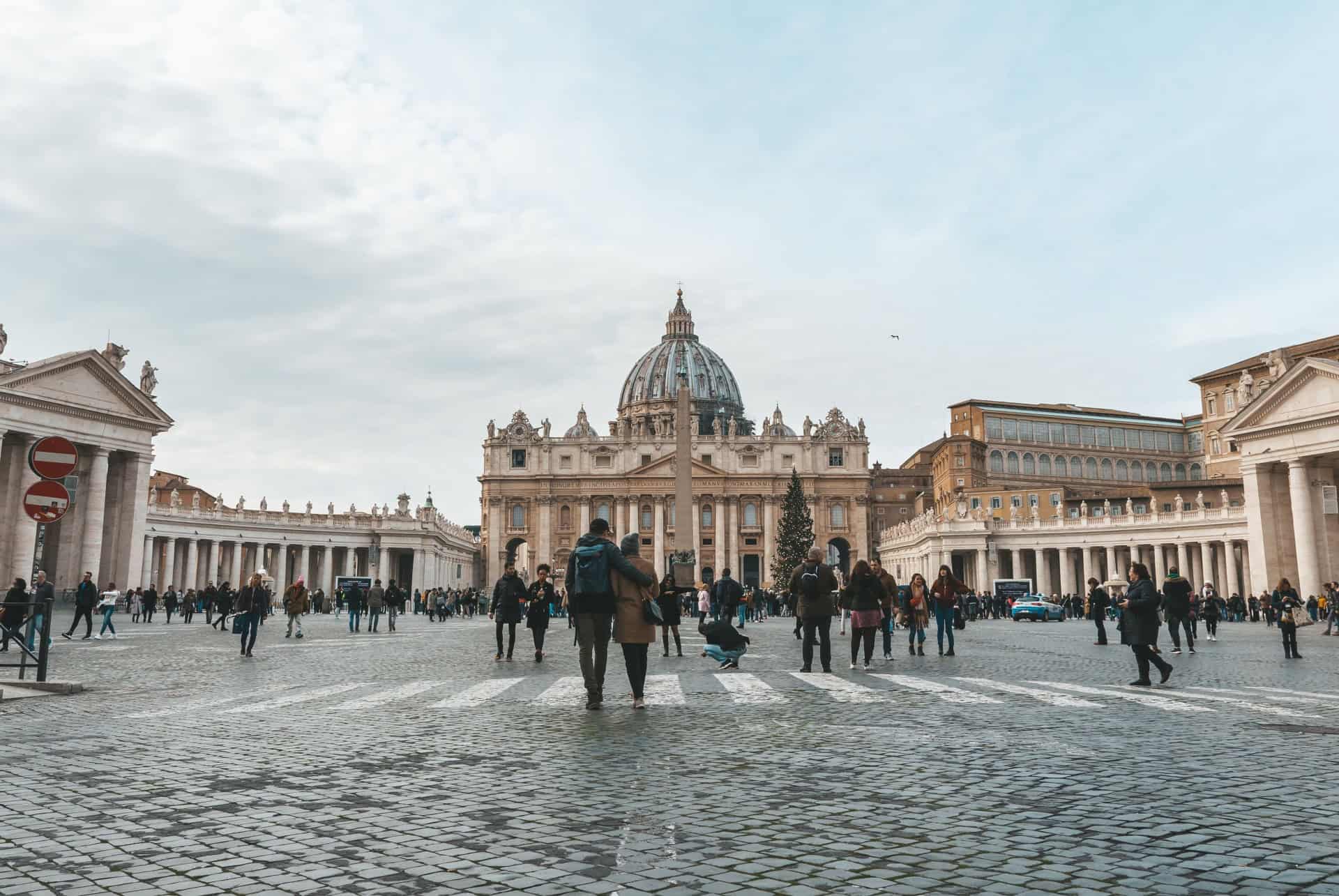 affluence touristique rome en decembre